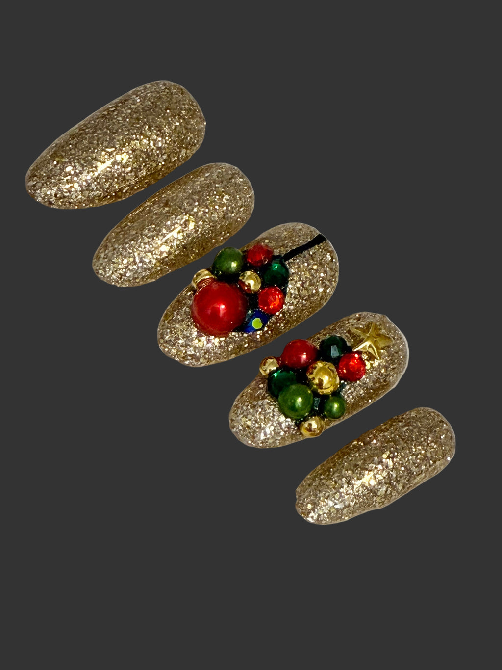 Holiday Baubles -Gold