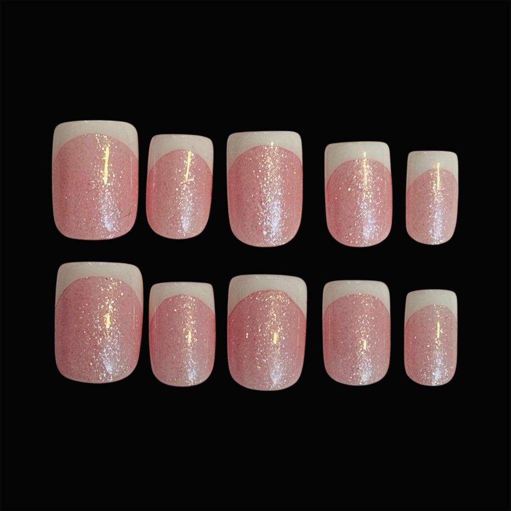 Frenchies - Glittering Baby Pink