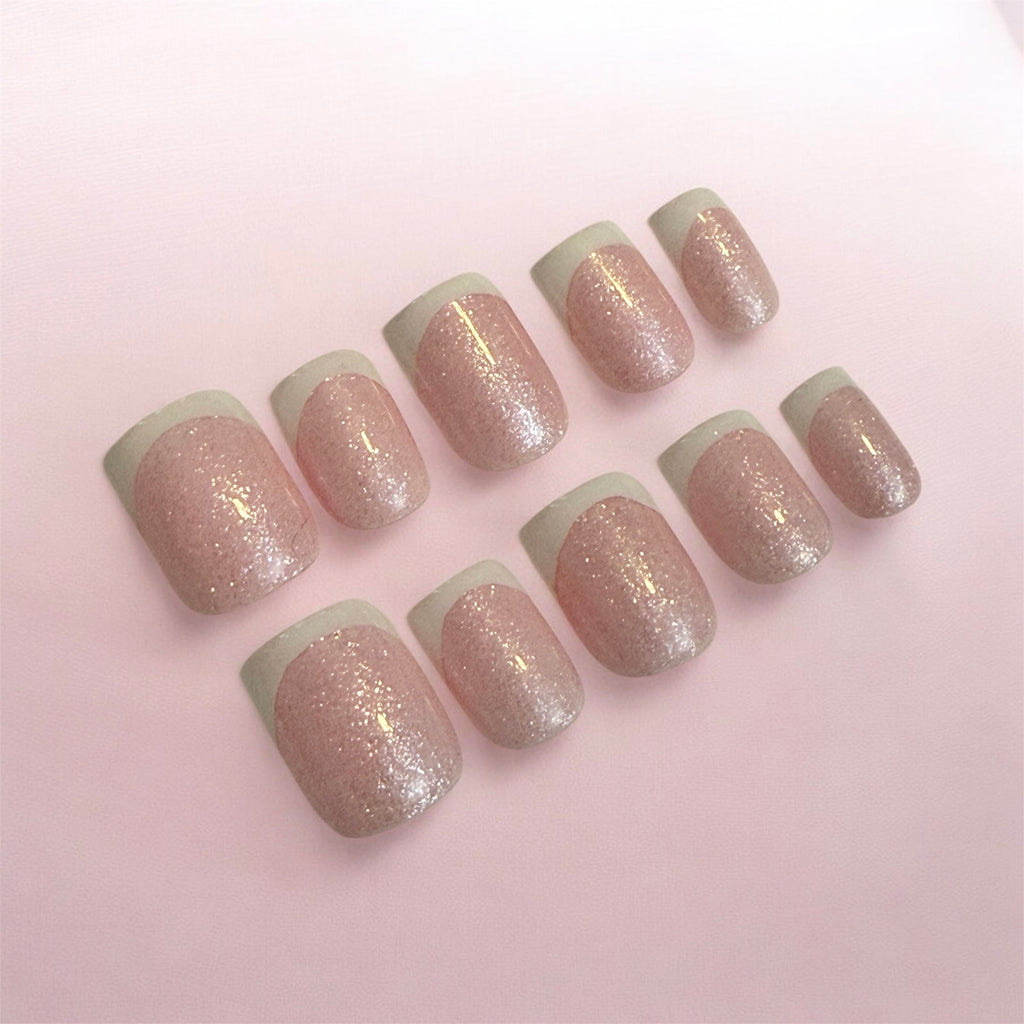 Frenchies - Glittering Baby Pink