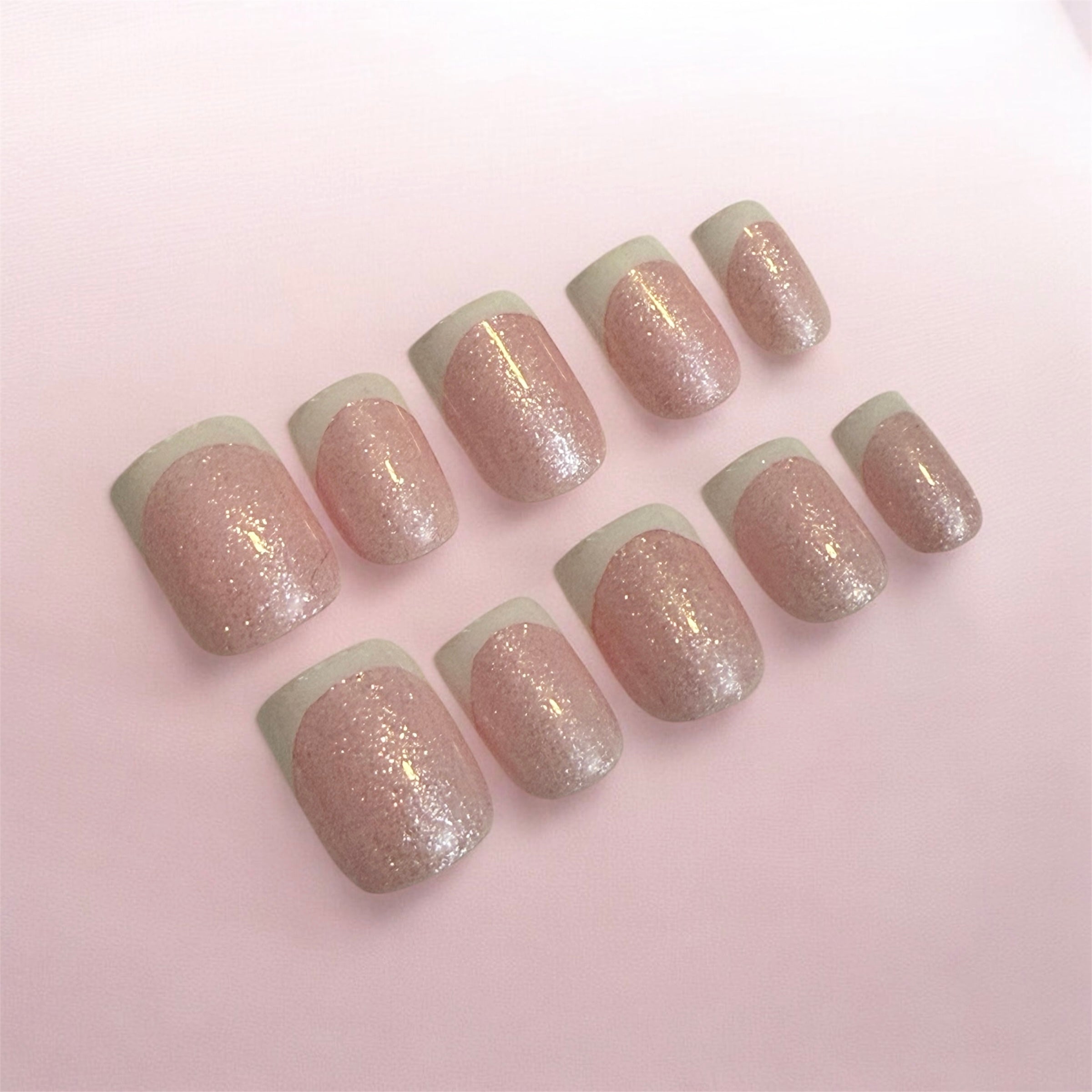 Frenchies - Glittering Baby Pink