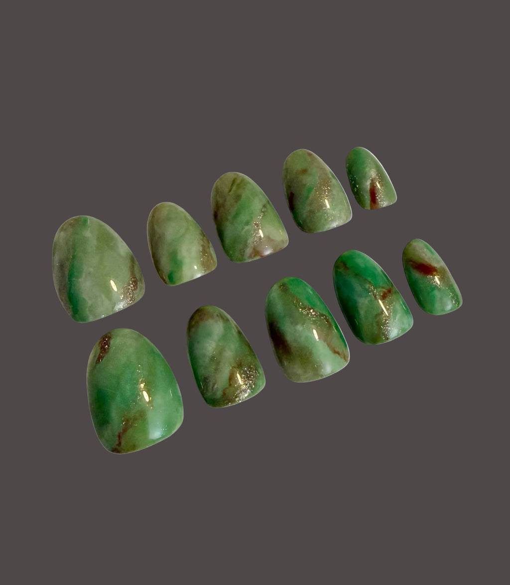Nail Gems - Green Jade