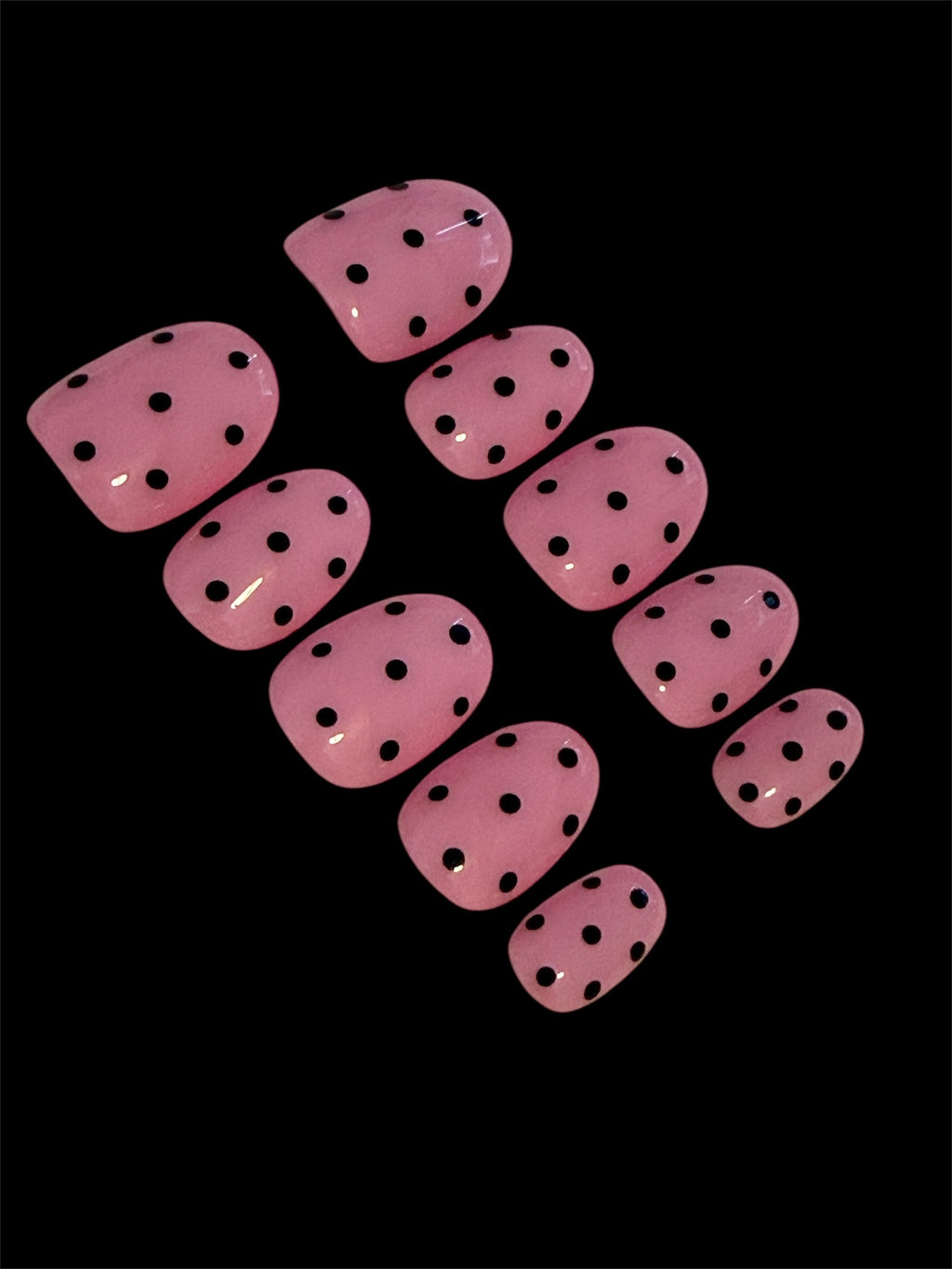 Spring Into Dots - Pink/Black
