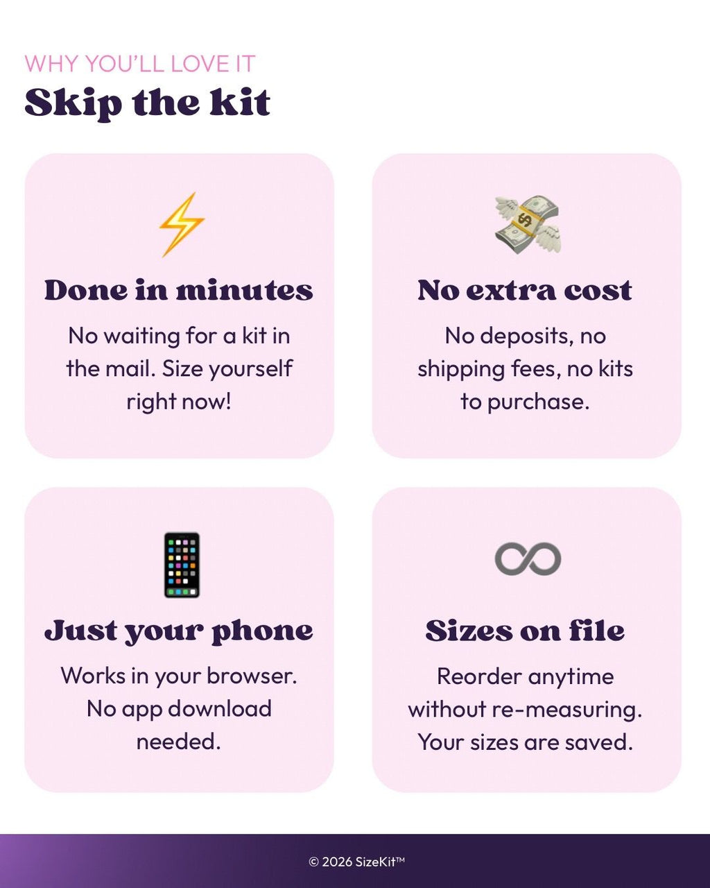 SizeKit - Digital Size Kit / No Cost
